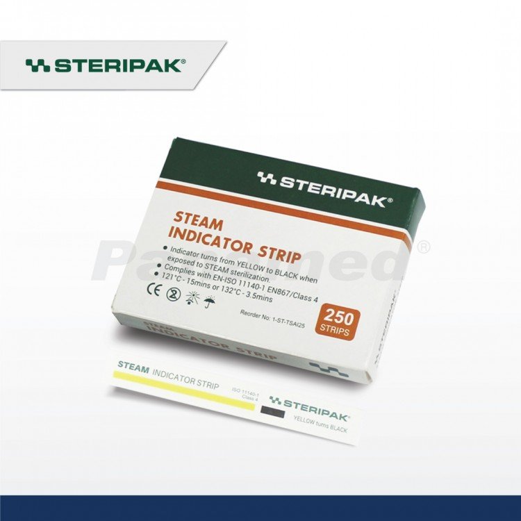 Steripak Steam Indicator Test Strip